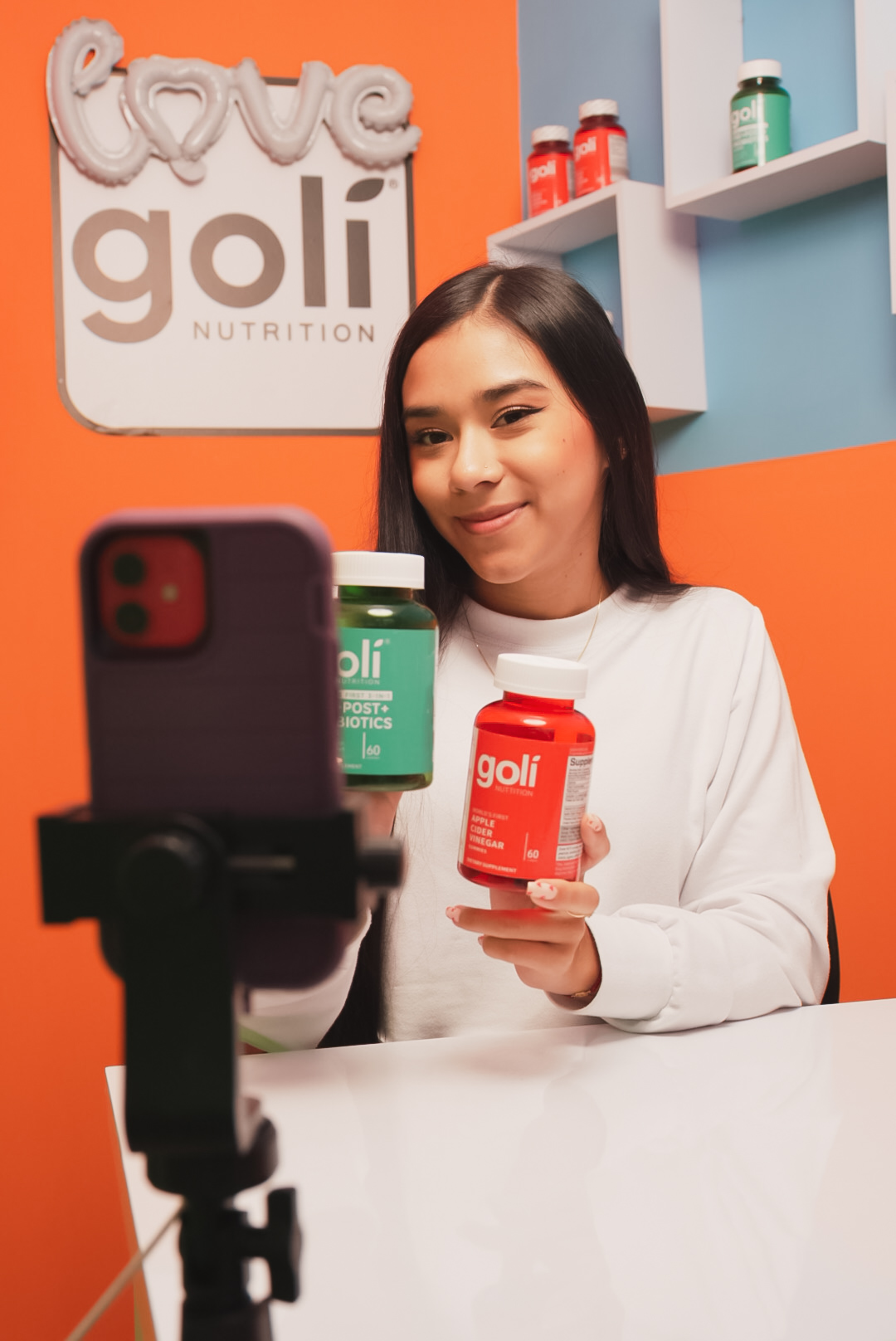 Creator filming